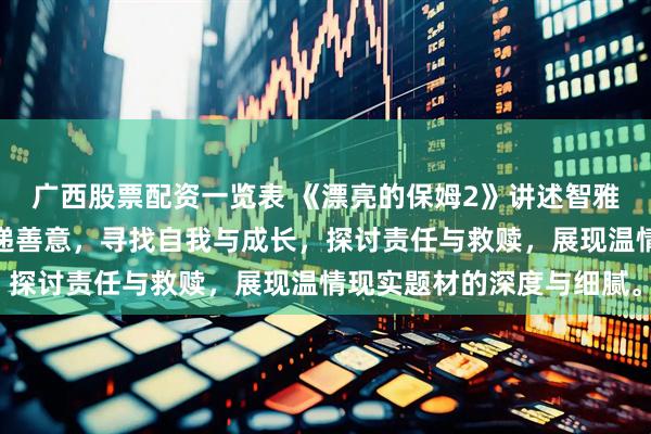 广西股票配资一览表 《漂亮的保姆2》讲述智雅在豪门中坚守本心、传递善意，寻找自我与成长，探讨责任与救赎，展现温情现实题材的深度与细腻。